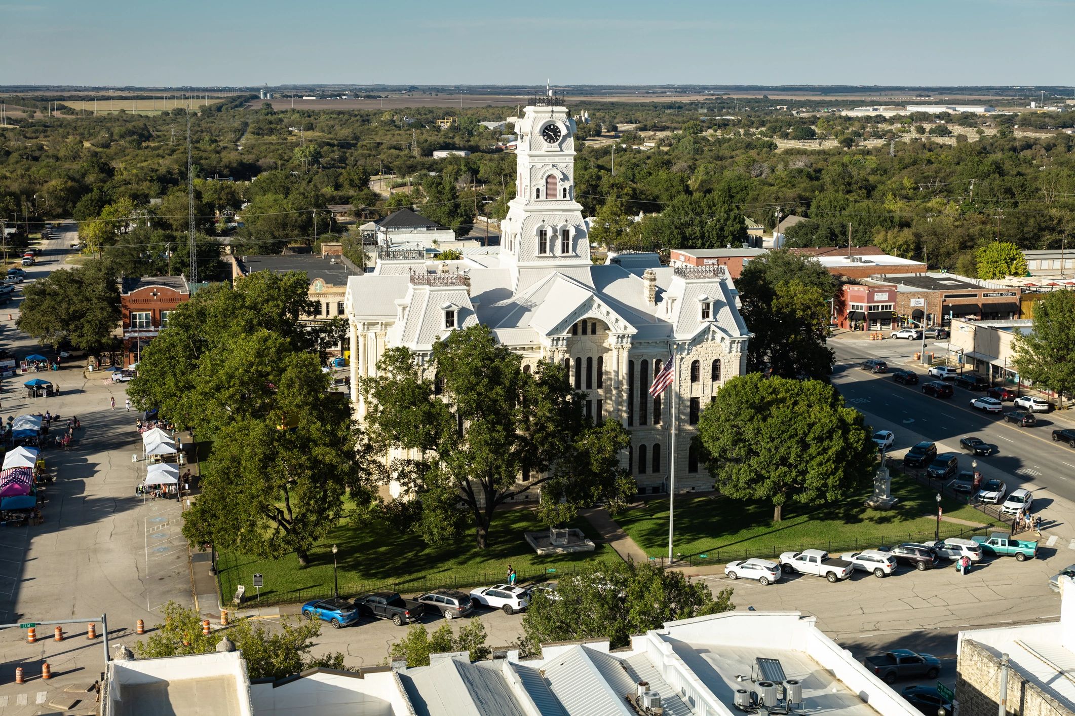 Courthouse building in a U.S. city